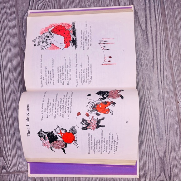 Vintage The Bookshelf for Boys & Girls #1 Nursery Rhymes Folk & Fairy Tales book - Picture 3 of 8